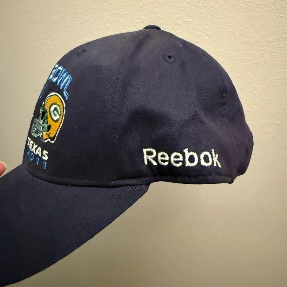 Reebok Super Bowl XLV Steelers vs Packers Hat North Texas 2011 Cap